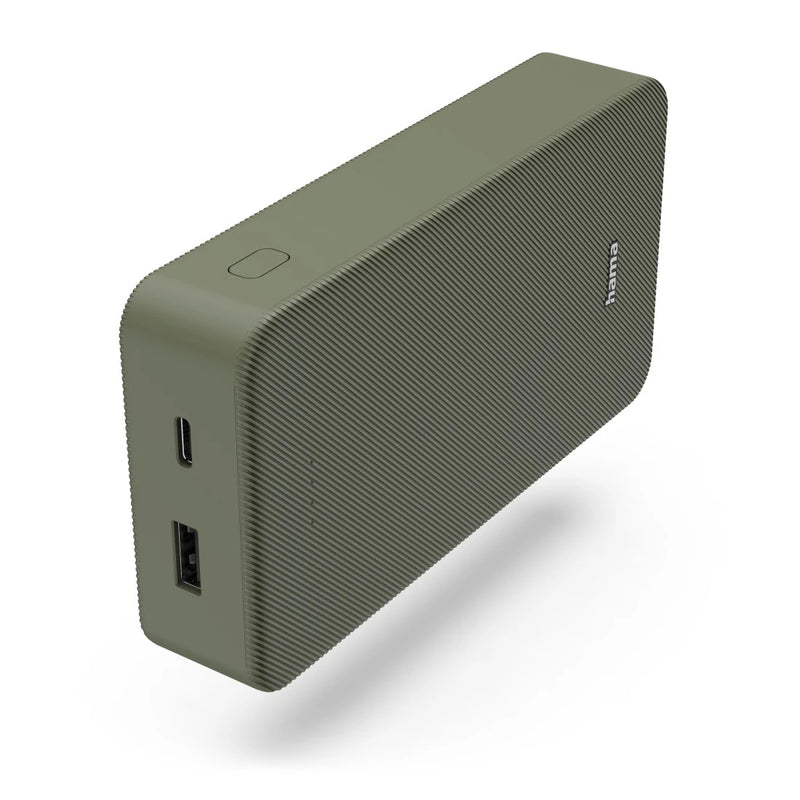 POWERBANK POWER PACK HAMA "COLOR 20", 20000MAH, VERDE - 201716