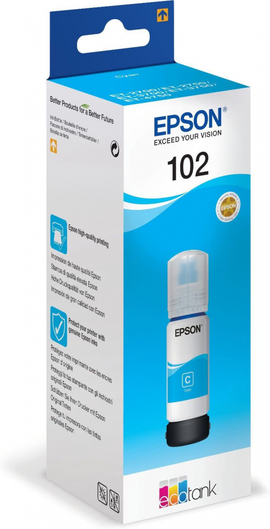 Epson 102 tinteiro 1 unidade(s) Original Ciano