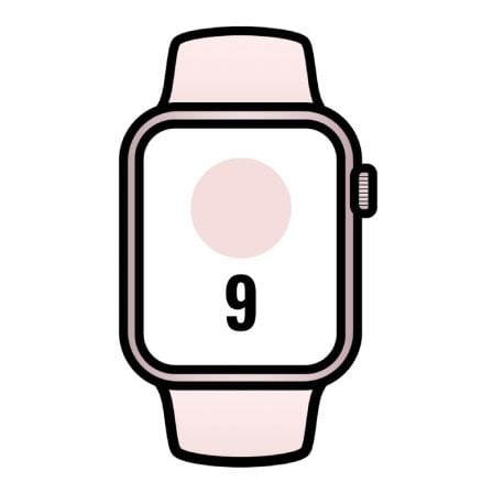 APPLE WATCH SERIES 9 MRML3QLA 45MM PINK ALUMINIUM CASE WITH LIGHT