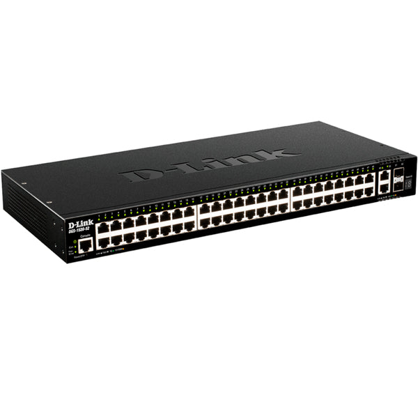 48 PORTS GE + 2 10GE PORTS + 2 SFP+ SMART MANAGED SWITCH