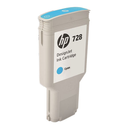 HP Tinteiro DesignJet 728 Ciano de 300 ml