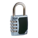 CADEADO C45S DE ZINCO 44,5MM. ARCO Ø6,3MM COM COMBINAÇÃO IFAM