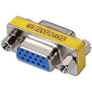 AISENS A114-0082 adaptador para cabos VGA D-sub D-sub Azul, Prate