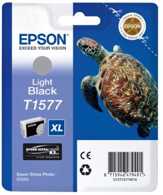 Epson Turtle Tinteiro T1577 Cinzento Tinta UltraChrome K3