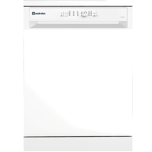 MÁQUINA DE LAVAR LOIÇA MEIRELES MLL128W( 12 TALHERES - 6 P - E  )