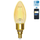 LÂMPADA DE FILAMENTO INTELIGENTE WI-FI WB C35 E14 (ÂMBAR)
