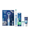 ESCOVA DE DENTES ELÉTRICA ORAL-B PRO VITALITY + 2 RECARGAS + PAST