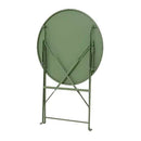CONJUNTO DE MESA E 2 CADEIRAS HELSINGBORG, DOBRÁVEIS, EM AÇO, VER