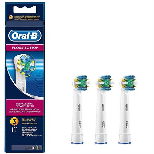 Oral-B FlossAction 80338476 cabeça de escova de dentes 3 unidade(