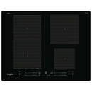 Whirlpool WF S9365 BF/IXL placa Preto Embutido 65 cm Placa com zo