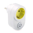 ADAPTADOR SCHUKO DE 16 A 250 V, BRANCO, COM 1 TOMADA E 2 PINOS (2