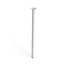 PÉ CILÍNDRICO DE AÇO. COR BRANCO. MOD. 401G. MEDIDAS Ø3X70CM 2-40