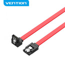 CABO SATA VENTION KDDRD SATA FÊMEA - SATA FÊMEA 50CM VERMELHO