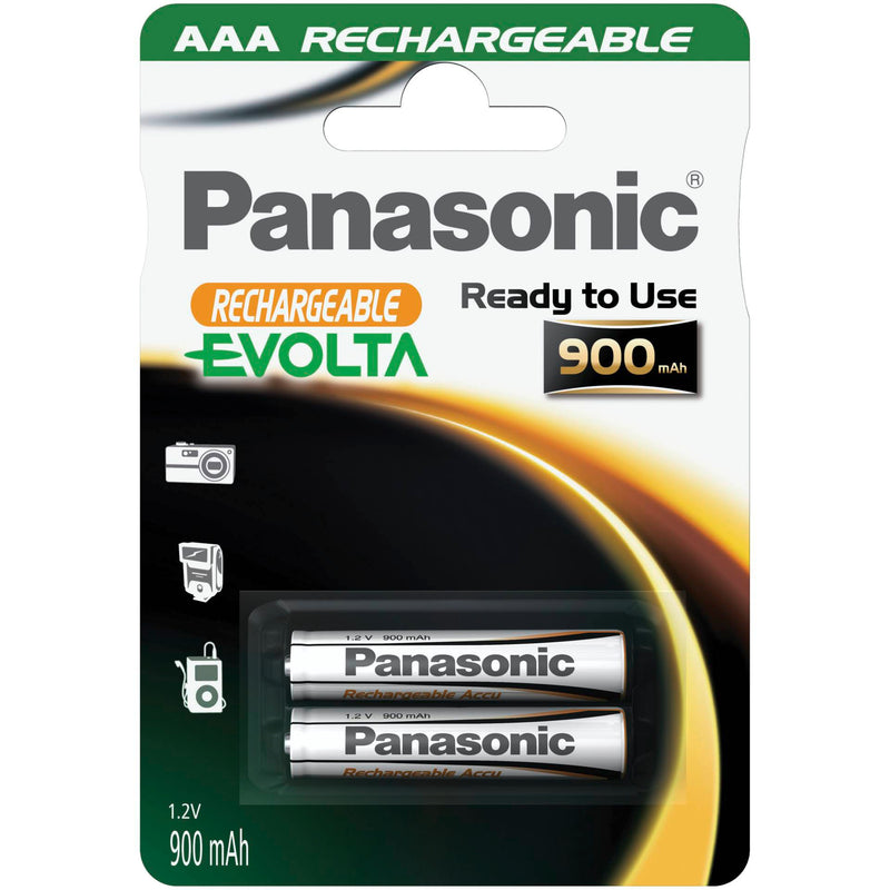 PANASONIC PILHAS RECARREGAVEIS AAA/P03 900MHA BLISTER 2 PI