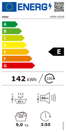 MÁQUINA DE SECAR ROUPA HAIER HD90A2939S 9KG