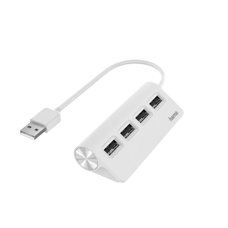 HUB HAMA 4 USB 2.0, 480 MBITS BRANCO - 200120