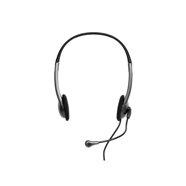 STEREO HEADSET WITH MICROPHONE, 3.5MM COMBO JACK CONNECTIVITY, ON