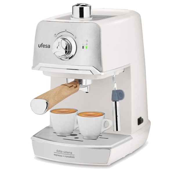 UFESA MAQUINA CAFE 850W CREAM