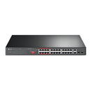TP-LINK 26PORT 10100MBPS + 2PORT GIGABIT UNMANAGED POE SWITCH