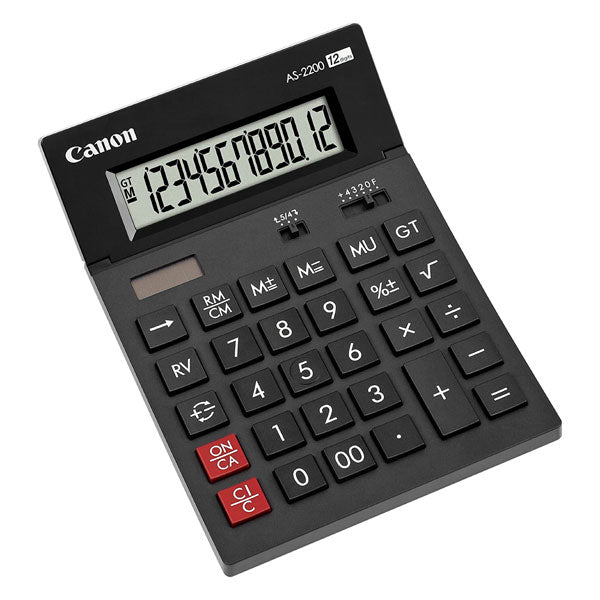 Canon AS-2200 calculadora PC Preto
