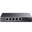 5-PORT GIGABIT DESKTOP POE+ SWITCH WITH 1-PORT POE++ IN AND 4-POR