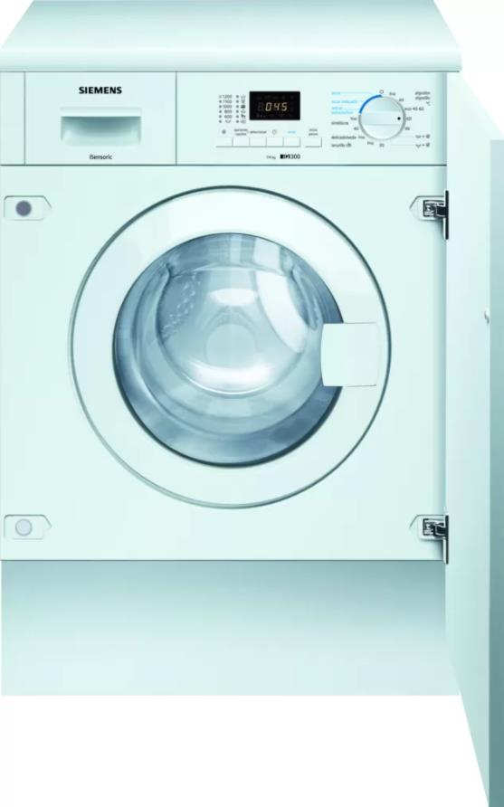 Siemens iQ300 WK12D322ES máquina de lavar e secar Embutido Carreg
