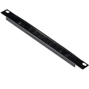 EQUIP 10" CABLE MANAGEMENT PANEL BRUSH 1U BLACK