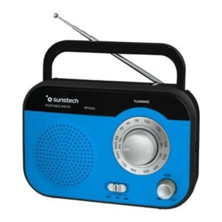 RADIO PORTÁTIL SUNSTECH RPS560 AZUL