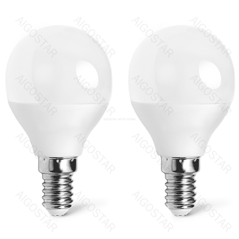 LED E14 6W G45 2PCS