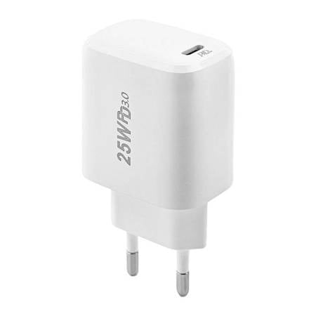 CARREGADOR RÁPIDO FONENG EU40, USB-C, 25 W BRANCO