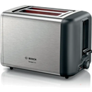 Bosch TAT3P420 torradeira 2 fatia(s) 970 W Preto, Aço inoxidável