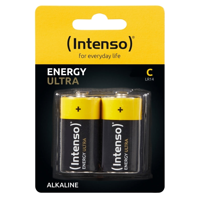 PILHAS INTENSO  ALCALINA ENERGY ULTRA CLR14 PACK-2 UNIDADES 1.5V