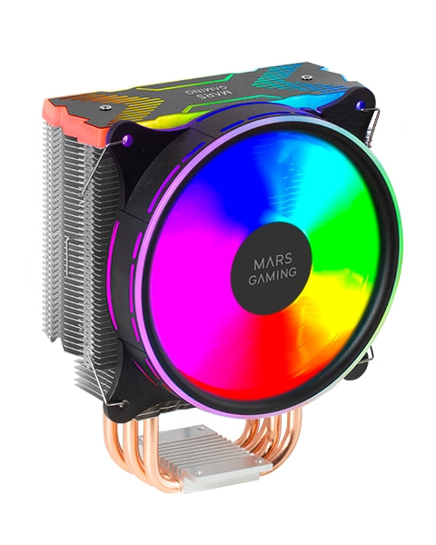 VENTILADOR CON DISIPADOR DOBLE MARS GAMING MCPU-XU6 2X 12CM