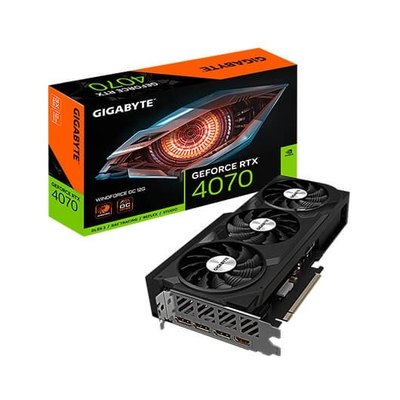 Gigabyte GV-N4070WF3OC-12GD placa de vídeo NVIDIA GeForce RTX 407