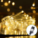 FIO DE LUZ DE BAIXA TENSÃO, LUZES TUBULARES DE F9MM, BRANCO QUENT