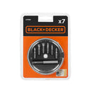 CONJUNTO DE 7 PEÇAS PARA APARAFUSAR A7090-XJ BLACK+DECKER