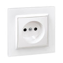 PLUG BIPOLAR BRANCO COM QUADRO