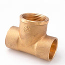 TÊ FÊMEA 130 1/2´´ X 18 MM LATÃO