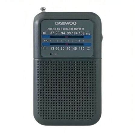 RADIO PORTÁTIL DAEWOO DW1008 GRIS