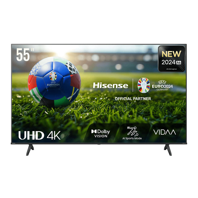 SMART TV HISENSE 55" UHD 55A6N