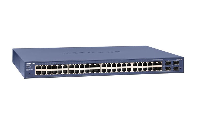 NETGEAR GS748T Gerido L2+ Gigabit Ethernet (10/100/1000) Azul