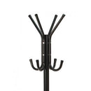 CABIDE DE PÉ COM 8 GANCHOS CORE PRETO 172X48CM
