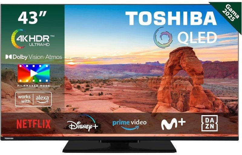 TV TOSHIBA 43" 43QV3463DG UHD QLED SMART TV PEANA