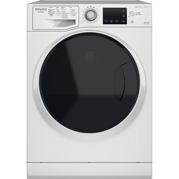 MÁQUINA DE LAVAR E SECAR ROUPA HOTPOINT 8+6KG NDB-8636-DASPT