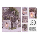 QUADRO DE NATAL LED 15X20CM MODELOS SORTIDOS
