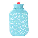 BOTIJA DE ÁGUA QUENTE. MODELO AZUL FLOCOS BRANCOS 2 L EDM
