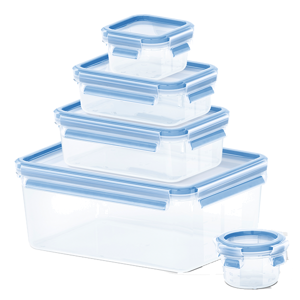 Tefal K30290 caixa de armazenamento de comida Azul, Transparente