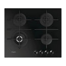 Whirlpool GOWL 628/NB placa Preto Embutido 59 cm Gás 4 zona(s)