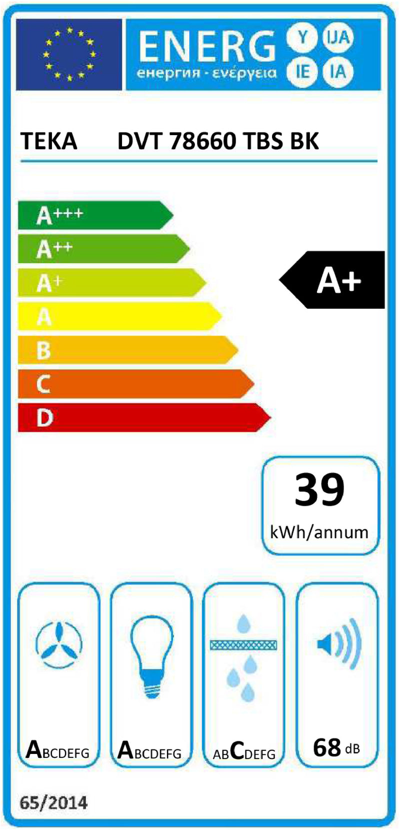 CHAMINÉ DECORATIVA TEKA DVT 78660 TBS BRANCO