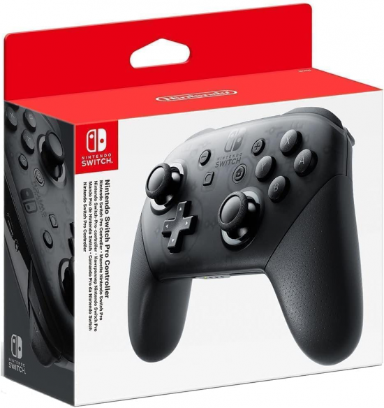 Nintendo Switch Pro Controller Preto Bluetooth Gamepad Analógico